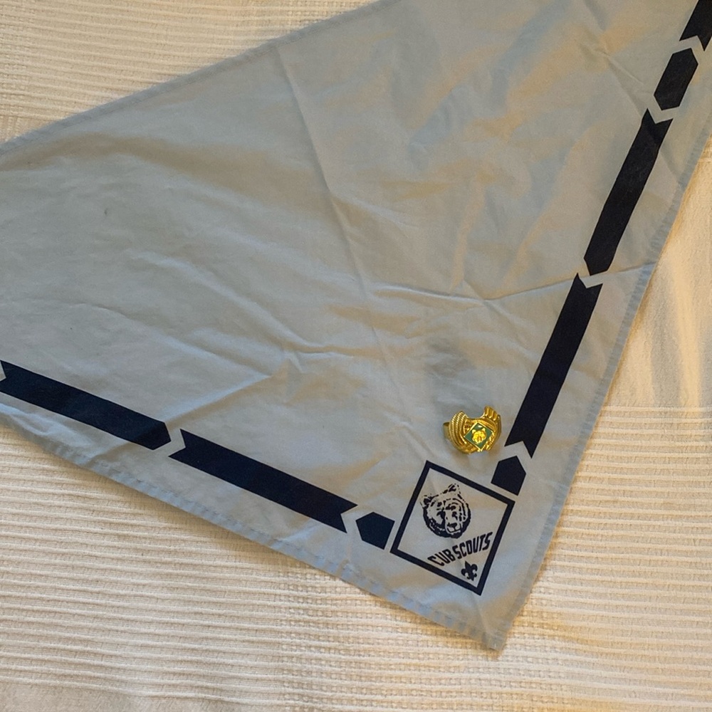 Scouts Bear Neckerchief & Slide
